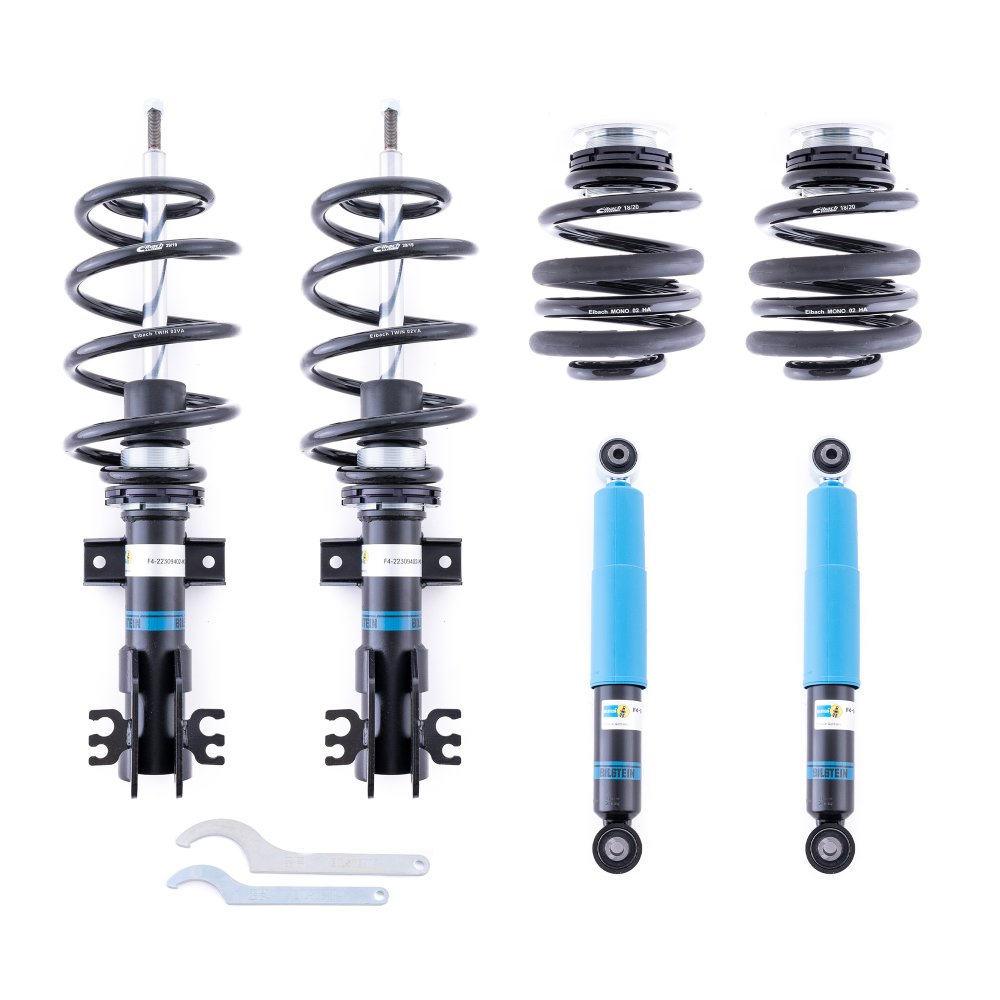 Bilstein Gewindefahrwerk B14 exklusiv KOMFORT für Volkswagen (VW) T5 California inkl. Facelift, nur Schellen-Federbein-Klemmung